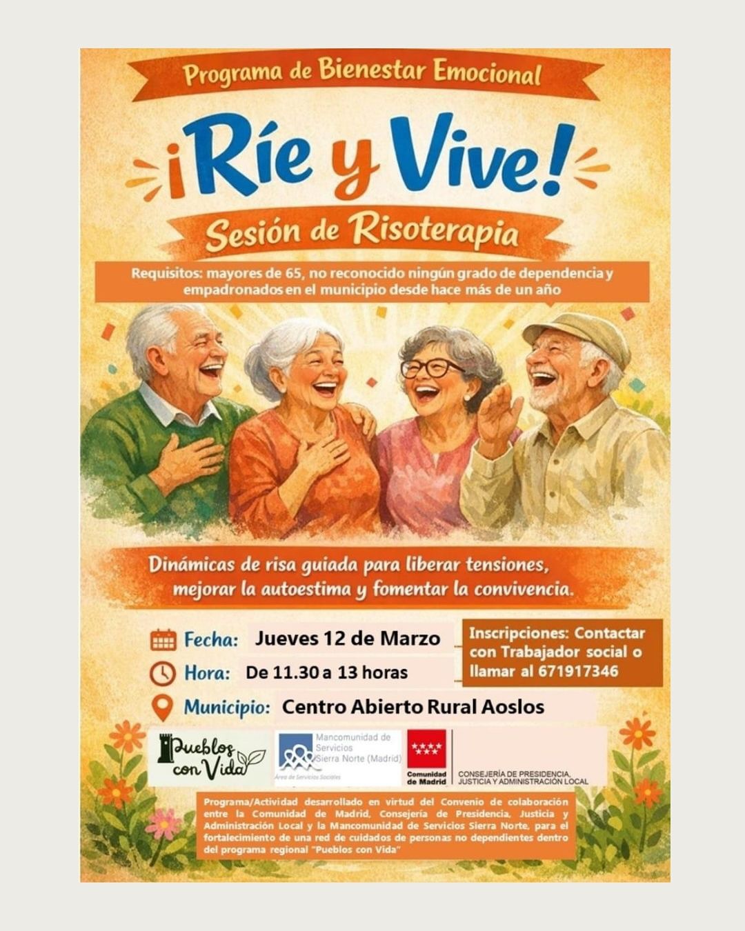 Sesión risoterapia 12 marzo 26